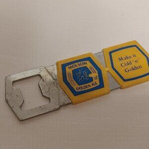 VINTAGE MOLSON GOLDEN ALE "Make it a golden" Beer Bottle Opener